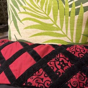 TWO THROW/ACCENT PILLOWS, NEW !